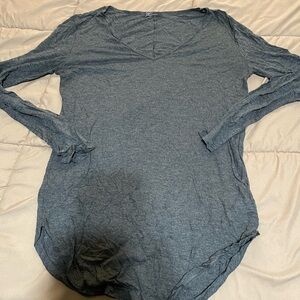 GAP Charcoal Gray Casual Tunic Top